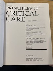Principles of Critical Care by Jesse Hall -Hardcover