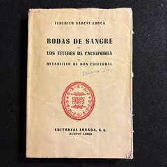 Bodas de Sangre, Los Titeres de Cachiporra (F.Garcia Lorca – 1961) (ID:18024)