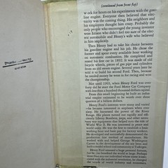 Henry Ford by Cy Caldwell Ex-Library 1961 HC Vintage Henry Ford Biography