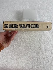 SIGNED 1965 Zeb Vance: Champion Personal Freedom, NC Civil War Governor HC/DJ