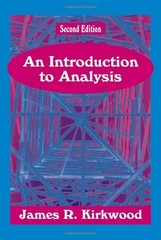 An Introduction to Analysis, S – VERY GOOD