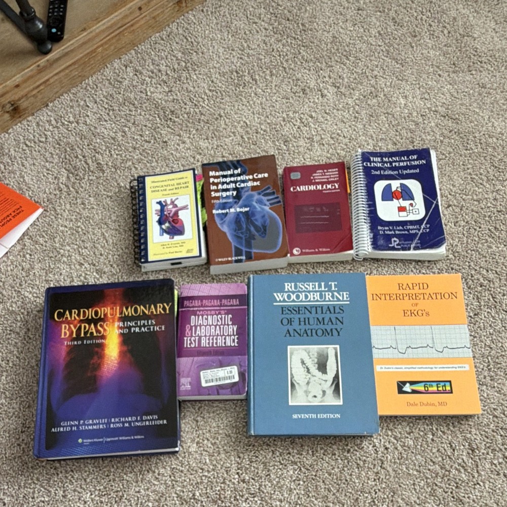 Medical, Perfusion,cardiac surgery, anesthesia, CVICU Books