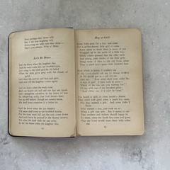 Antique 1923 Faux Leather Bound Ex-library/ The Passing Throng by Edgar A. Guest