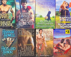 RANDOM MIX Lot of 10 SCOTTISH HIGHLAND Paperback Romance Novels
