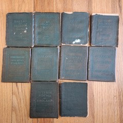 Little Leather Library Books 1920s Green Redcroft Edition 10 BOOKS | Poe, Wilde