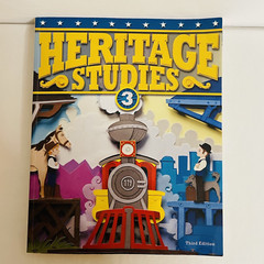 BJU Press Heritage Studies 3 Student Text 3rd Edition Paperback Homeschool