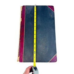 vtg 1903 Ledger book of Harvard college Club of Reading PA 1/4 full