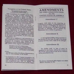 Pocket Constitution United States of America & Declaration of Independence