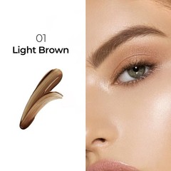 SACE LADY 24H Lock Eyebrow Gel, 0.2 Fl Oz (Pack of 1), 01 Light Brown