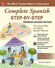 Complete Spanish Step-by-Step, Premium Second Edition – Paperback – VERY GOOD