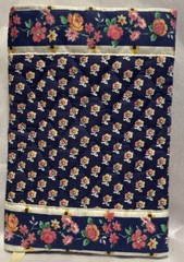 Vera Bradley Rare Retired Royal Book Cover 5.25” X 7.25” Closed Excellent