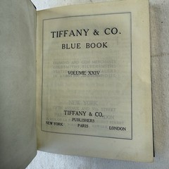 Tiffany & Co. Blue Book 1917 Volume XXIV rare book