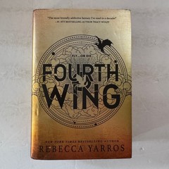 Fourth Wing Rebecca Yarros 2023 First Edition Fantasy Dragon Red Tower Books