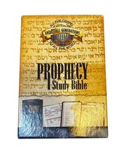 Prophecy Study Bible Leather Bound Hardcover Study Bible English Very Good