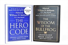 ✎SIGNED 1/1✎ Hero Code + The Wisdom of the Bullfrog Admiral William H. McRaven