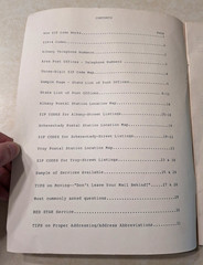Vintage USPS Postal Service Zip Code Directory Post Offices List NY 1988 Albany