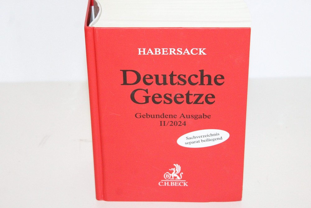 Beck’s Deutsche Gesetze Gebundene Ausgabe II/2024: Rechtsstand Inkl. Rechnung