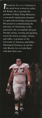 Jeff Kinley / Through the Eyes of a Champion the Brandon Burlsworth Story 1st ed