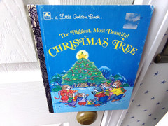 The Biggest Most Beautiful Christmas Tree Vtg A Little Golden Book 1985 459-08 $