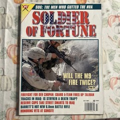 Soldier Of Fortune Magazine July 2004 Barrett 6.8mm Battle Rifle M9 Pistol