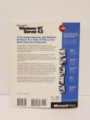 Running Microsoft Windows NT Server 4.0 Microsoft Press Vintage IT Book Retro