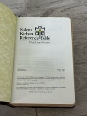 ✝️ Out of Print Salem Kirban Reference Bible King James Version