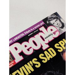People Weekly Magazine 1994 Kevin Costner Cindy Burt Lancaster Raul Julia VTG