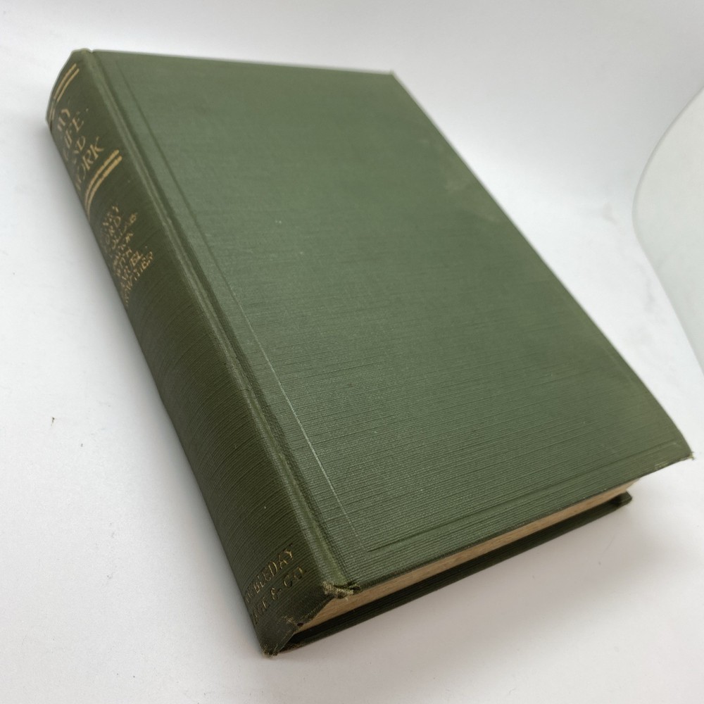 Henry Ford 1924 My Life And Work Biography Autobiography Hardcover Green Cloth