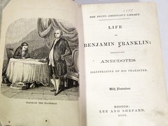 1868 LIFE OF BENJAMIN FRANKLIN: Embracing Anecdotes Illus. of His Character