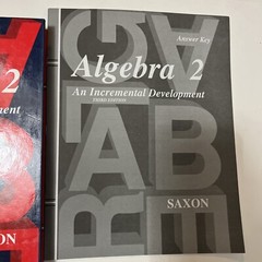Saxon Algebra 2 SET (3rd Edition) Textbook, Answer Key & Test Forms (like New)