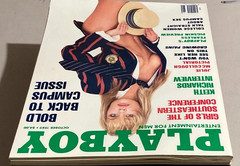1989 PLAYBOY Magazine October Pamela Anderson First Cover College Back To Campus