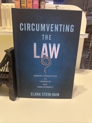 2024 FIRST EDITION CIRCUMVENTING THE LAW ELANA STEIN HAIN HC COLLECTIBLE BOOK JJ