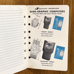 Jepco Briefing Booklet BG-2 1961 Slide Graphic Computer Jeppesen Model CSG