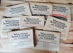 VTG Lot Of 8 Magazines/Newspapers – Wisconsin Agriculturist and Farmer 1935