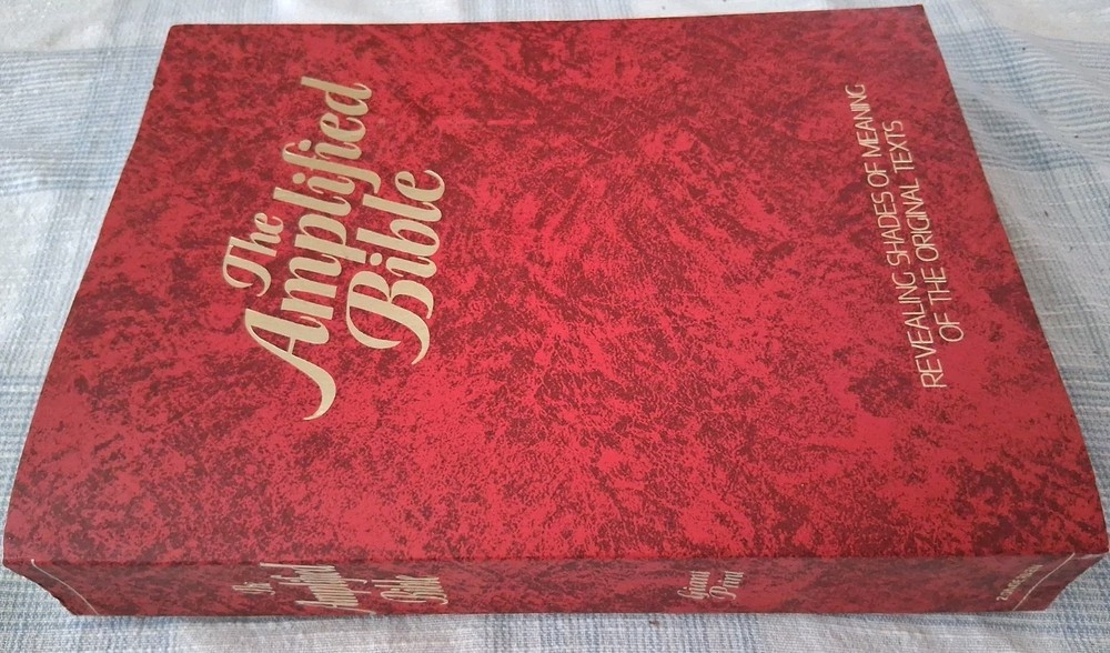 The Amplified Bible Giant Print Lockman Foundation Large Easy to Read AMP Bible
