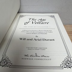 The Age Of Voltaire Durant Easton Press The Story of Civilization Leather