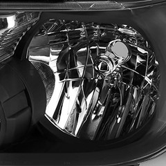 – Fits 2007-2013 Toyota Tundra Pickup Truck Black Headlights + Blk LED Tail Lamp