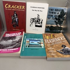 Florida Cracker Culture History Book Lot 6 Ghost Towns Brevard County Palmetto