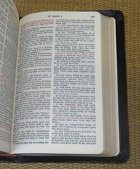 Holy Bible KJV | *Black Leather* National Bible Press RED WORDS NICE