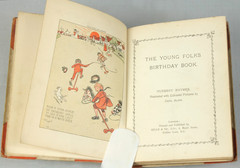 Cecil Aldin children’s diary 1902 – colour plates – Young Folks Birthday Book