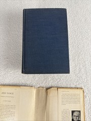 SIGNED 1965 Zeb Vance: Champion Personal Freedom, NC Civil War Governor HC/DJ