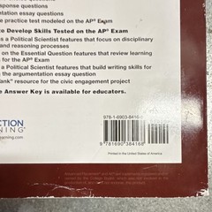 AMSCO AP United States Government & Politics by Wolfford, Paperback