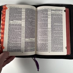 1928 The Marked Holy Bible Self Pronouncing Winston International Leather Gilt