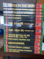 Stackpole Military history, SS, Panzer, Rommel, Luftwaffe, Etc, Lot of 12 books!