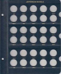 Whitman Blue Classic Album For Jefferson Nickels 1938-2003 Coin Album 9116 New