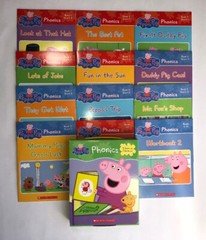 Peppa Pig Childrens Books Phonics Learn to Read Gift Set Lot 12