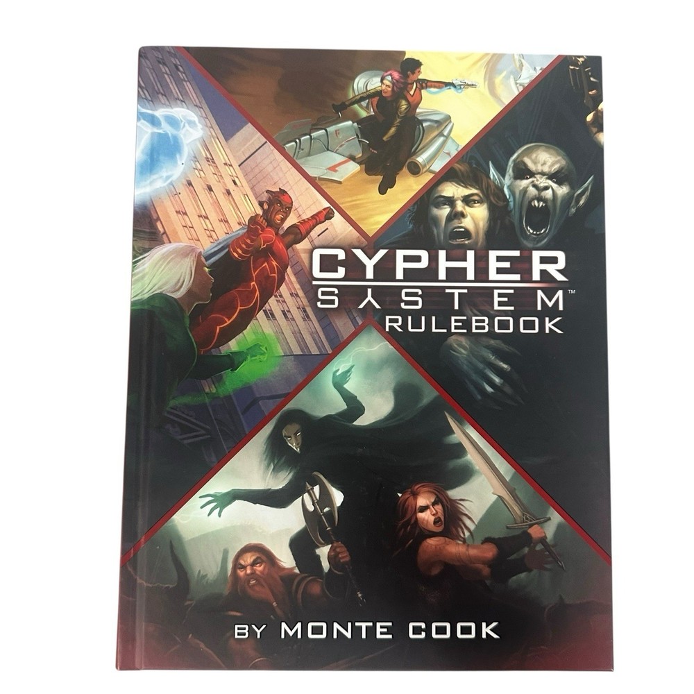 Cypher System Rulebook by Monte Cook 2015 book