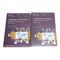 Great Courses Language & Society by Valerie Fridland Transcript, DVD & Guidebook