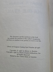 Double Star by Robert A. Heinlein 1956, 1st Edition, Hardcover No Dust Jacket