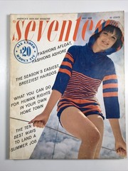 SEVENTEEN magazine May 1965-Fashion makeup hair Cover: Diane Conlon